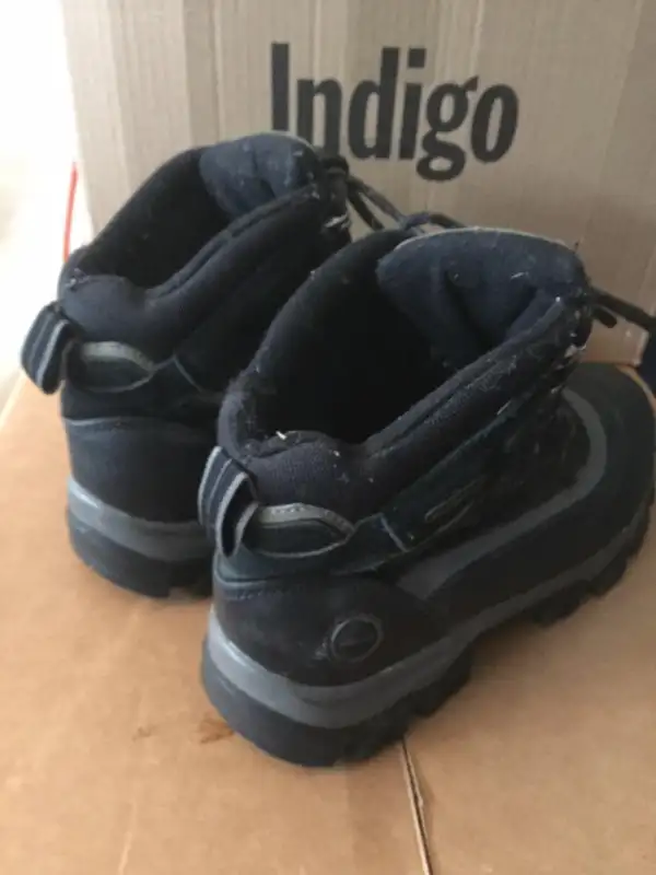 KHOMBU Men Waterproof Winter Fleet Hiking Boots Siz 9 Grey/Black in Men's Shoes in Markham / York Region - Image 5
