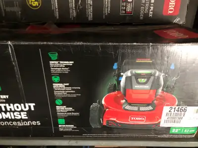 I'm selling a Toro 21466 mower with a 22-inch cutting deck, designed with Vortex Technology for enha...