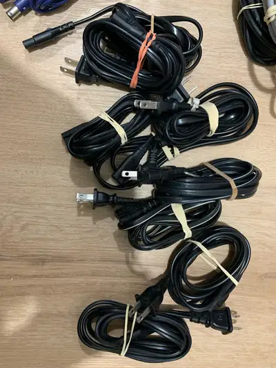 ASSORTED POWER CORDS/HDMI CABLES , View more