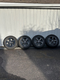 Michelin X-Ice snow Tires on Audi Rims, 215/65/17