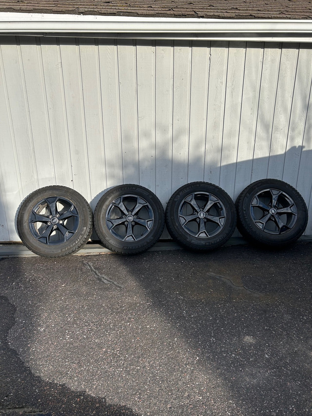 Michelin X-Ice snow Tires on Audi Rims, 215/65/17 in Tires & Rims in Thunder Bay