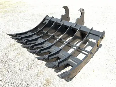 We stock New and Used excavator attachments. Dig buckets, Clean up buckets, Wrist buckets, Skeleton...