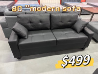 Brand new faux leather sofa on sale 