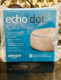 Echo Dot 3rd Gen Alexa Amazon Voice Assistant BNIB Packaging