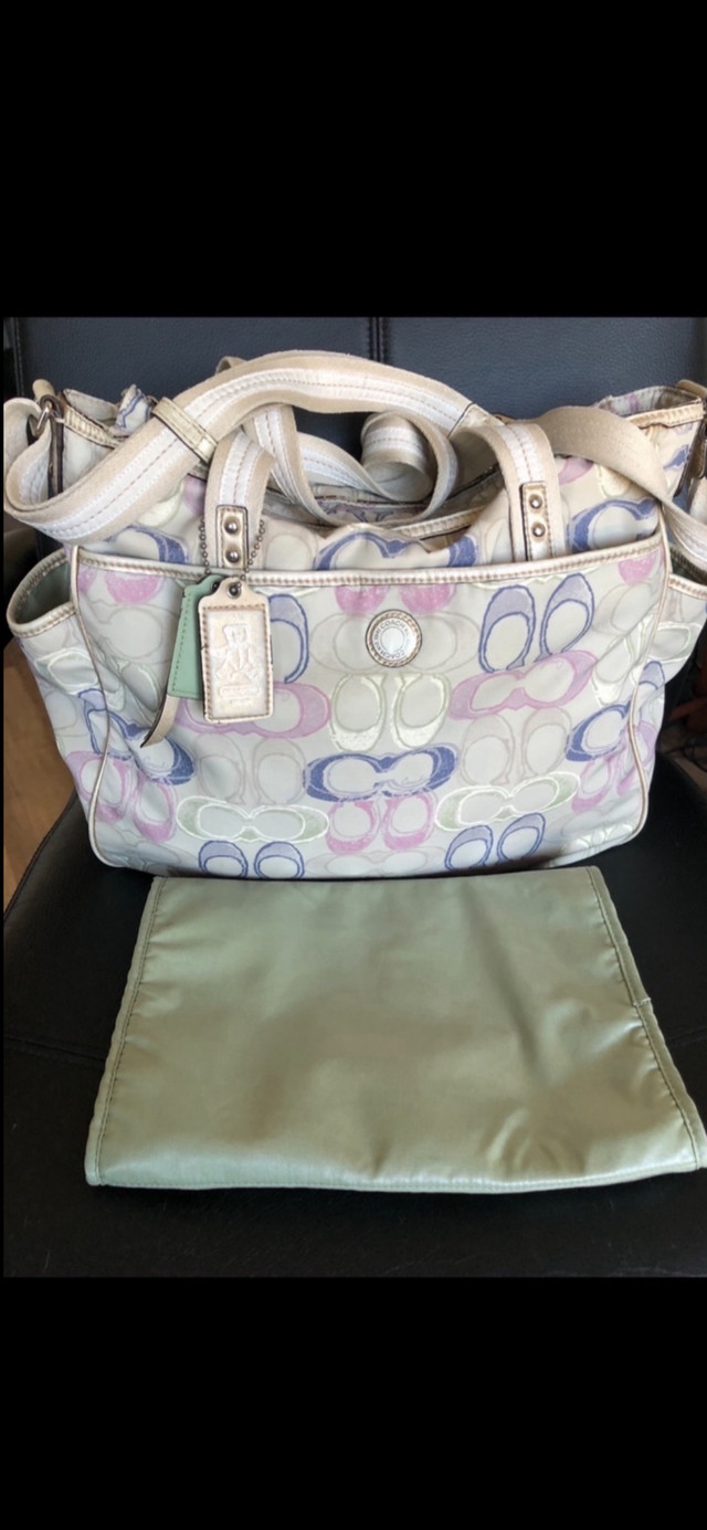  Large coach diaper bag in Bathing & Changing in Red Deer