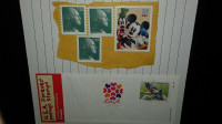 USA Uncancelled Postage - Mickey Mouse (Disney), Love, Song Bird