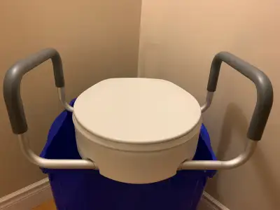 Raised toilet seat, View more