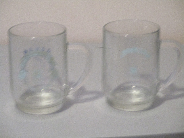 SET OF GLASS BEER STEINS. $10 FOR SET. in Kitchen & Dining Wares in Kamloops