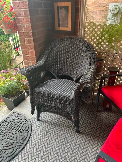 2 Wicker Chairs - $40 for Both!, View more
