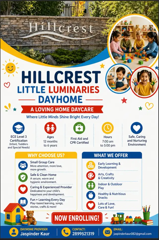 Day home in Hillcrest Airdrie