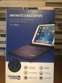 Cooper Infinite Executive Folio Keyboard Case for 7-8” Tablets