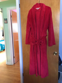 Robe de chambre rouge femme small “la vie en rose”