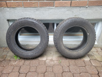 Deux pneus d'hiver Arctic Claw 205/65/15