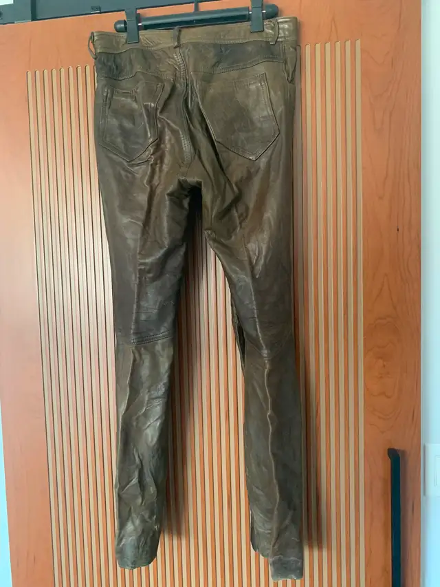 Men’s RETRO Leather Bomber Jacket & Pants in Men's in Edmonton - Image 5