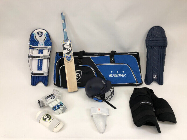 SG Brand Full Cricket Kits for Adults with English Willow Bat in Other in Mississauga / Peel Region