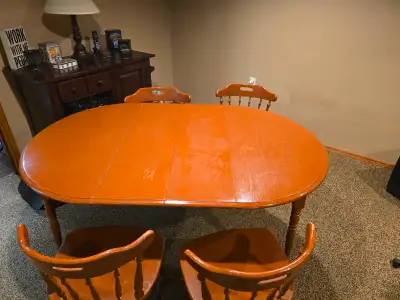 Solid Wood Table and Chair Set, View more