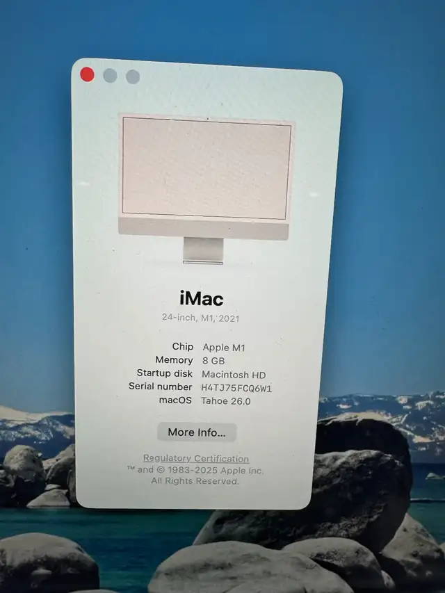 ✅iMac 24-inch 2021✅ AppleCare+ March 2, 2026iMac (24-inch, M1) in Desktop Computers in City of Toronto - Image 3