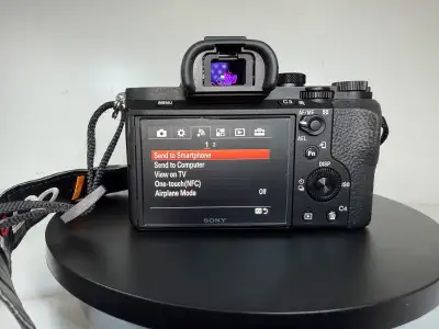 Sony a7 II camera with 27-80 kit lens extreme low shutter count , View more
