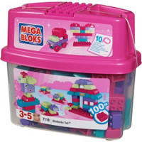 NEW: Mega Bloks Minibloks Tub - Pink (7110)