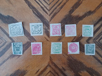 10 Indian Fuedal States Stamp Reprints #2