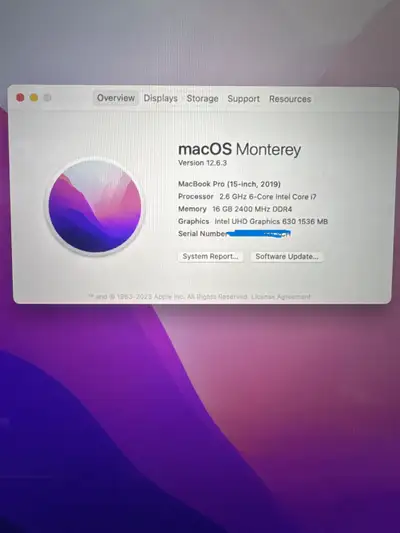 Selling 9.5 out of 10 condition 15‑inch MacBook Pro 2019. Pickup by appointment only. 30‑day store w...