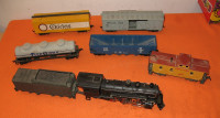 HO Scale Train Locomotive #5678  0-6-2 / Coal & 5 Cars -Germany