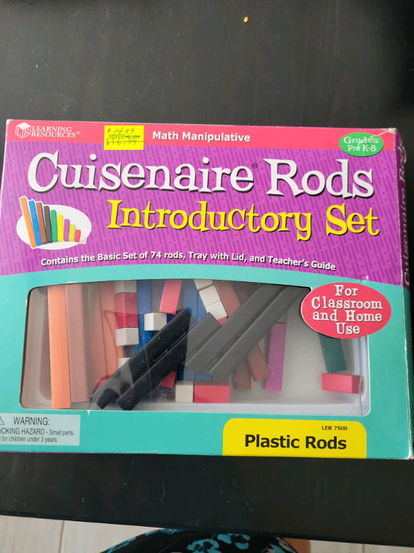 Cuisenaire Rods for learning math skills in Toys & Games in Kingston
