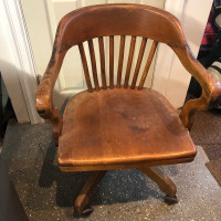 Antique office chair