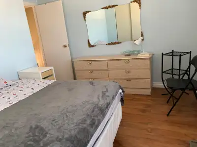 Private furnished room for rent with a great view of Mount Baker. Close to transport and shopping. W...
