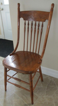 Antique Vintage Solid Wood Chair