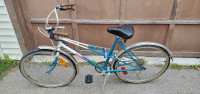RARE NOVA Ladies/Girl   6 speed 26" bike - needs tires  & TLC