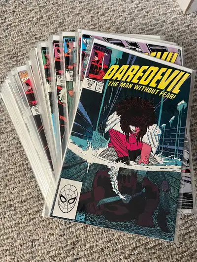 For sale is a Daredevil Comic Book Lot of 52 Issues. 218 240 252 256 261-269 271 273-284 286-291 294...