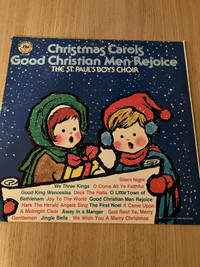 Vintage Christmas Carols Vinyl 