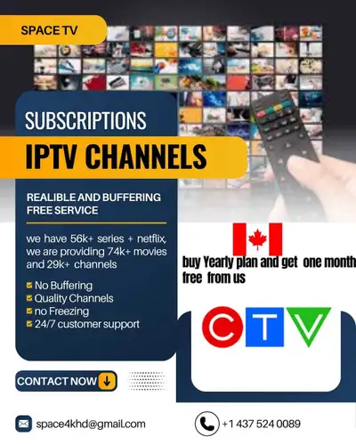 Premium 4K channels without buffering , View more