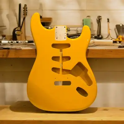 Monaco Yellow ST Body Vintage SSS Poly 3 lbs. 11 oz., View more