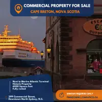Waterfront Commercial Investment Property in Cape Breton, N.S.