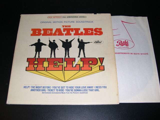 The Beatles - Help (1965) LP (original) dans CD, DVD et Blu-ray  à Ville de Montréal - Image 3