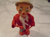 Vintage Windup Bozo the Clown Windup Toy