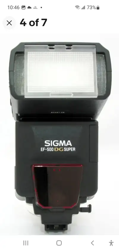 SIGMA EF-500 DG SUPER FOR SONY AND MINOLTA CAMERA, View more