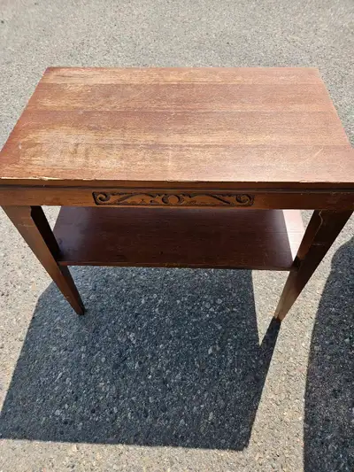 Wooden Gibbard MCM End Table, View more