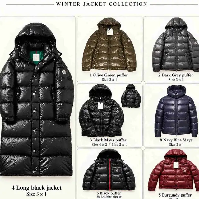 Moncler Winter Jackets Men/Woman