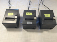 3 Epson Receipt Thermal Printers T120II