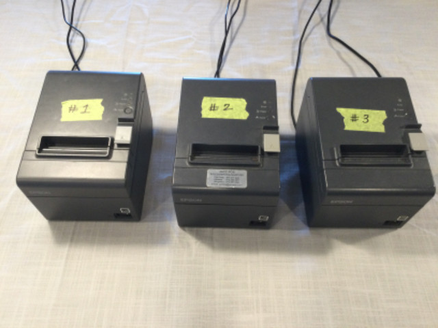 3 Epson Receipt Thermal Printers T120II in Printers, Scanners & Fax in City of Halifax