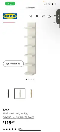 IKEA LACK SHELF