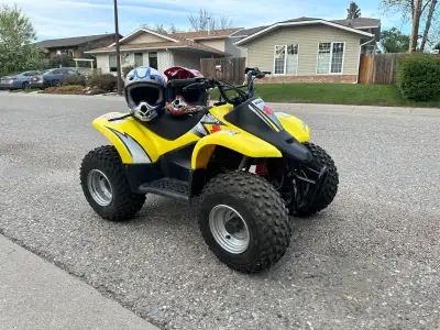 Selling my gently used 2015 Suzuki 50cc semi automatic quad that runs and drives excellent always st...