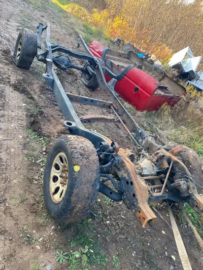 88-98 Chev parts 4wd frame, has a slight twist in the rear section. Still a good solid frame otherwi...