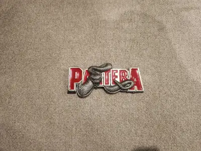 I am selling a, Pantera belt buckle. Message if interested.