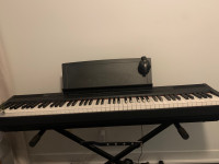 Yamaha P-105 Digital Piano/Keyboard with Stand & Pedal