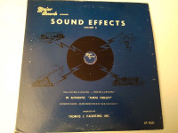 Old sound effects record LP in excellent condition 