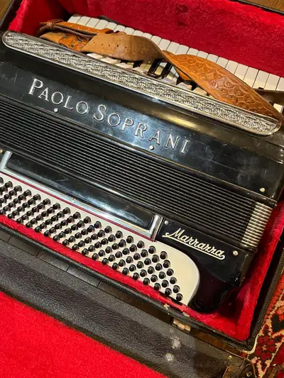 Paolo Soprani Single Bass Chamber 120-Bass 41-Key  Accordion, View more